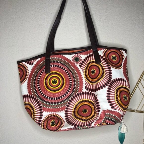 Neiman Marcus | Pinwheel Tote Bag - Picture 1 of 4